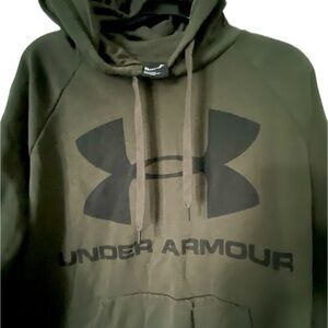 Men’s Under Armour Fleece Logo Hoodie X large forest green